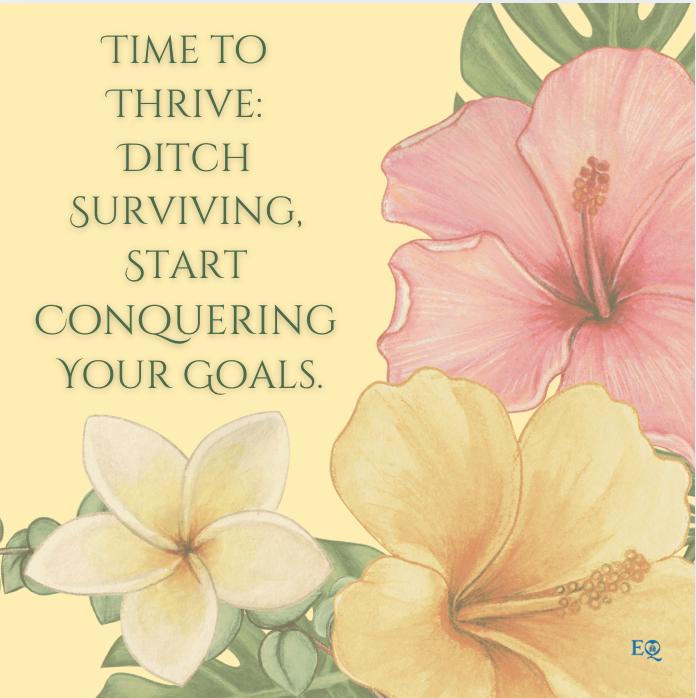Elegantly crafted floral cards to motivate you or a special person to think positively