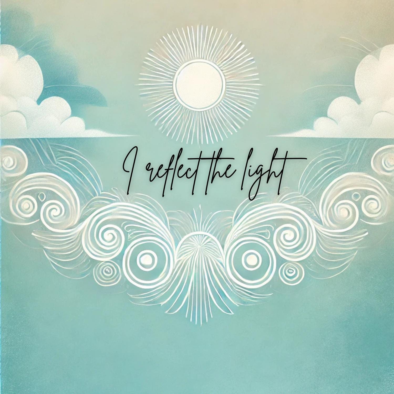 8 Light Cards for inspirational messages as gifts or to post on Instagram or other social media. 7 x 7 inch