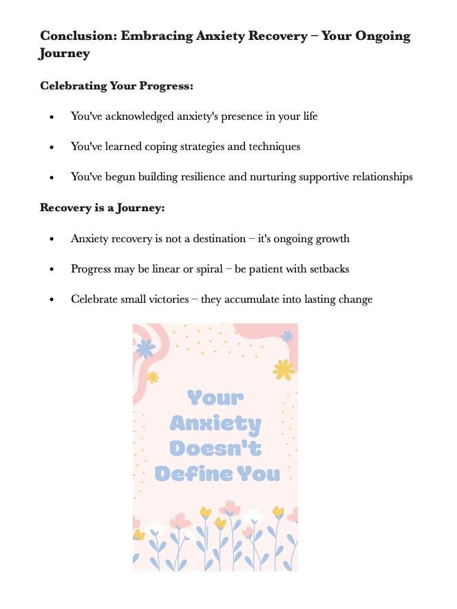 Anxiety Reset: Finding Calm in Chaos Ebook and Workbook