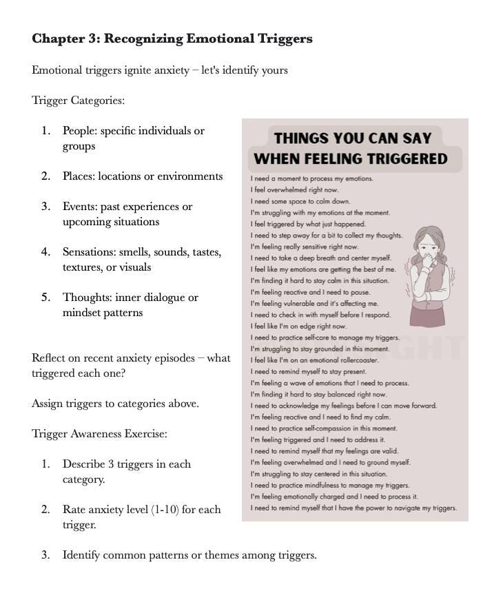 Anxiety Reset: Finding Calm in Chaos Ebook and Workbook