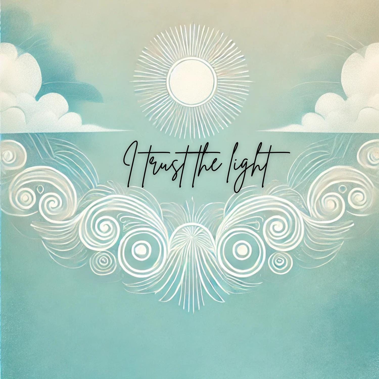 8 Light Cards for inspirational messages as gifts or to post on Instagram or other social media. 7 x 7 inch