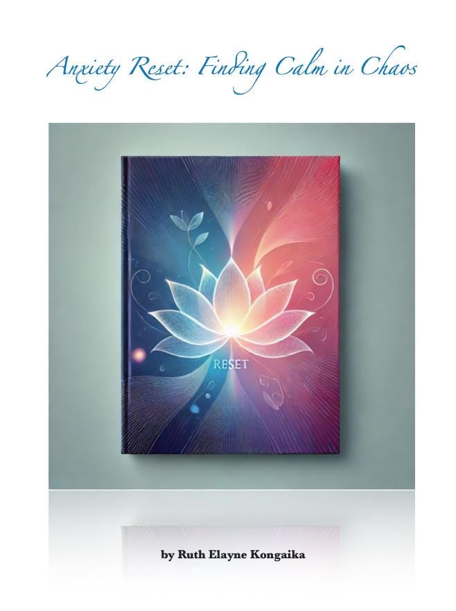 Anxiety Reset: Finding Calm in Chaos Ebook and Workbook